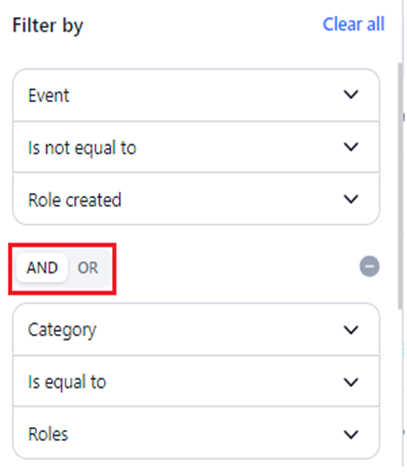 filter operators