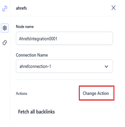 change action