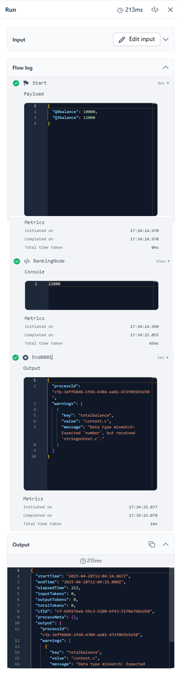 debug log