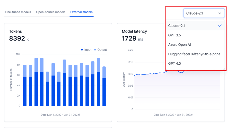 model provider filter