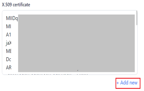 add new x 509 certificate add new x 509 certificate