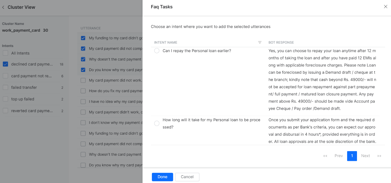 Add Existing Intent Add Existing Intent