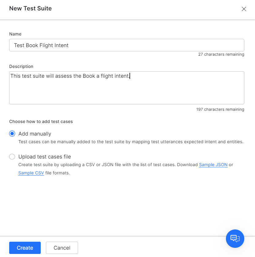 BT - New Test Suite Details BT - New Test Suite Details
