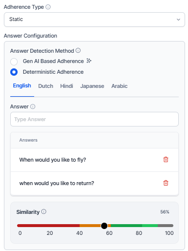 Question and Adherence Type Question and Adherence Type