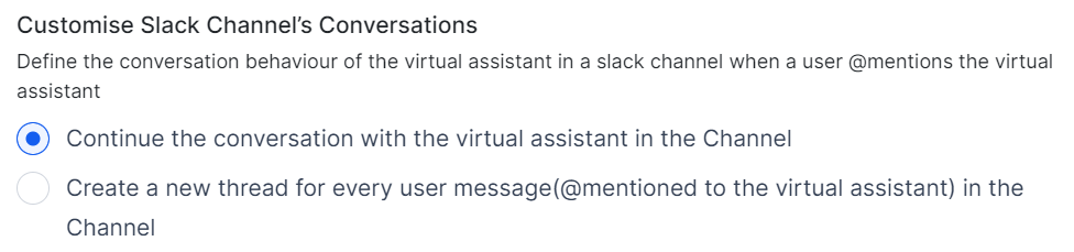 Slack Channel Configuration Slack Channel Configuration